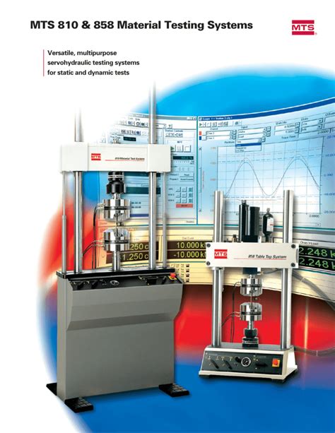 mts axial torsion test 858|mts 810 material testing equipment.